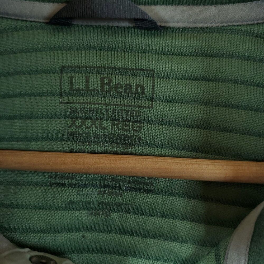 LL Bean Airlight Knit Pullover Mens 3XL Snap Neck Performance Light Quilted - Picture 5 of 16